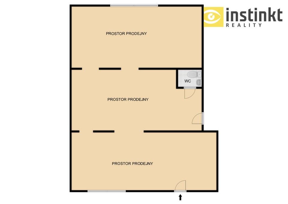 Pronájem obchodní prostory - Zábělská, Plzeň, 115 m²