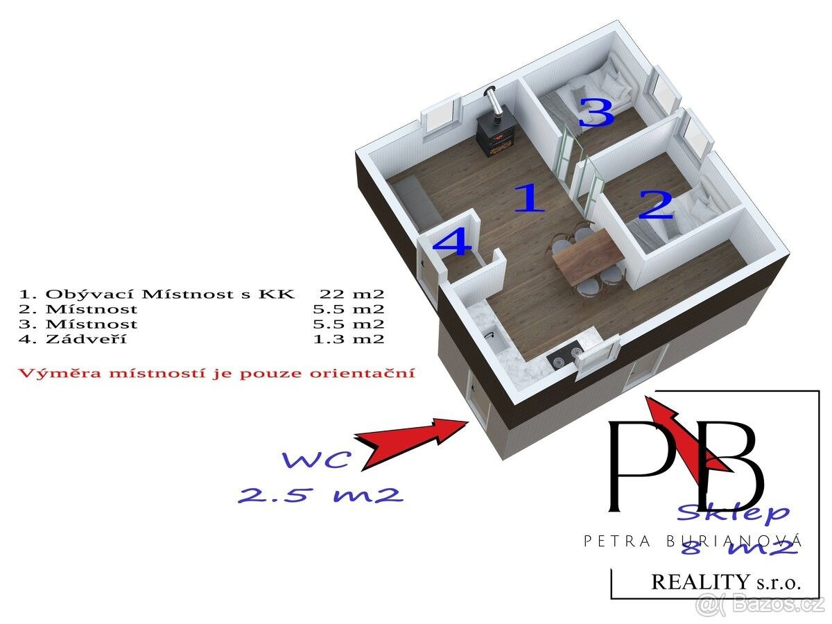 Prodej chata - Biskoupky, 664 91