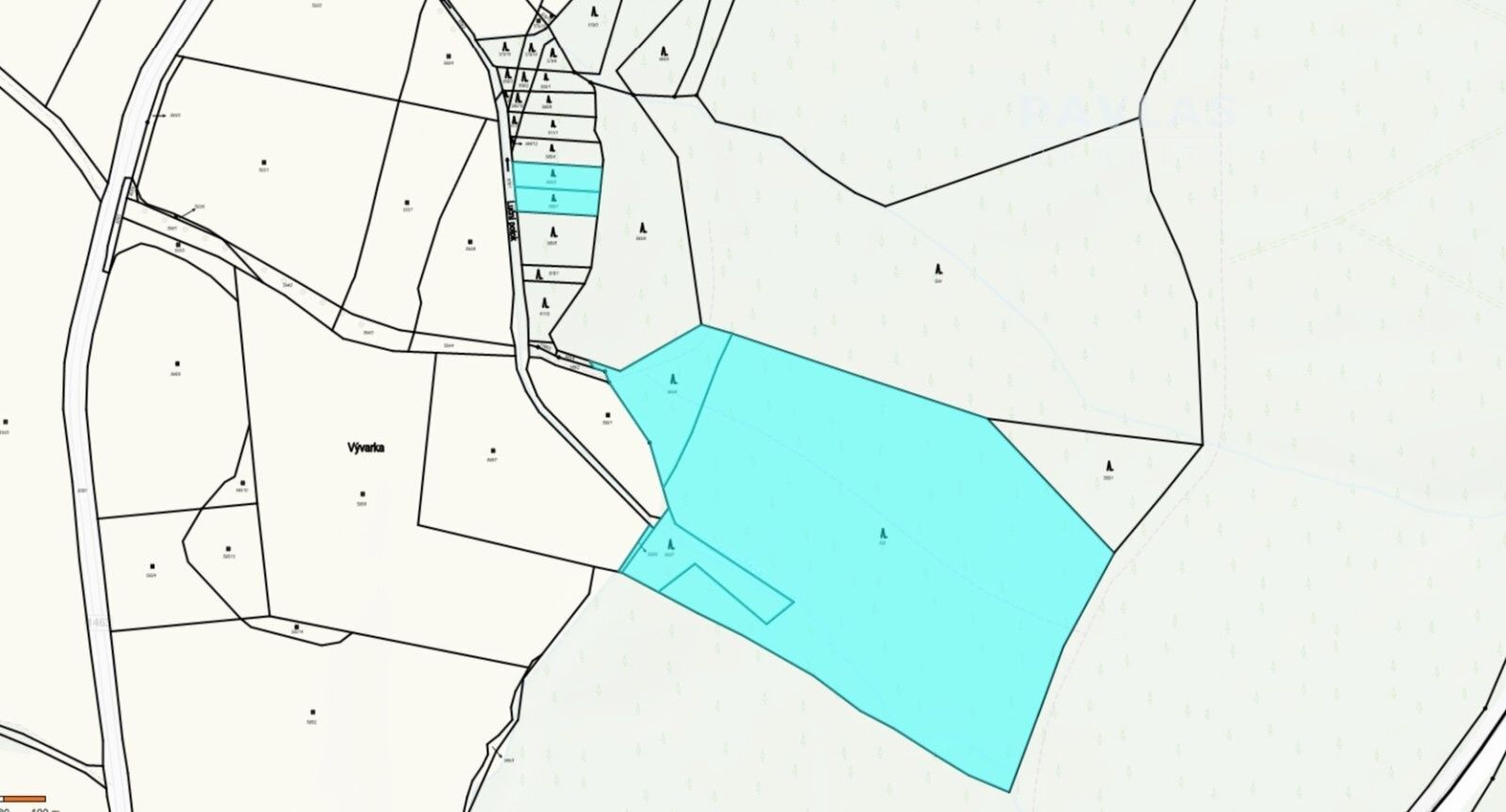 Prodej les - Hosín, 32 m²