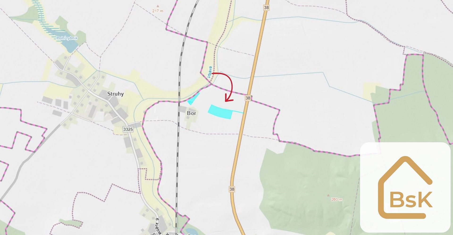 Prodej zemědělský pozemek - Vlkava, okres Mladá Boleslav - 5