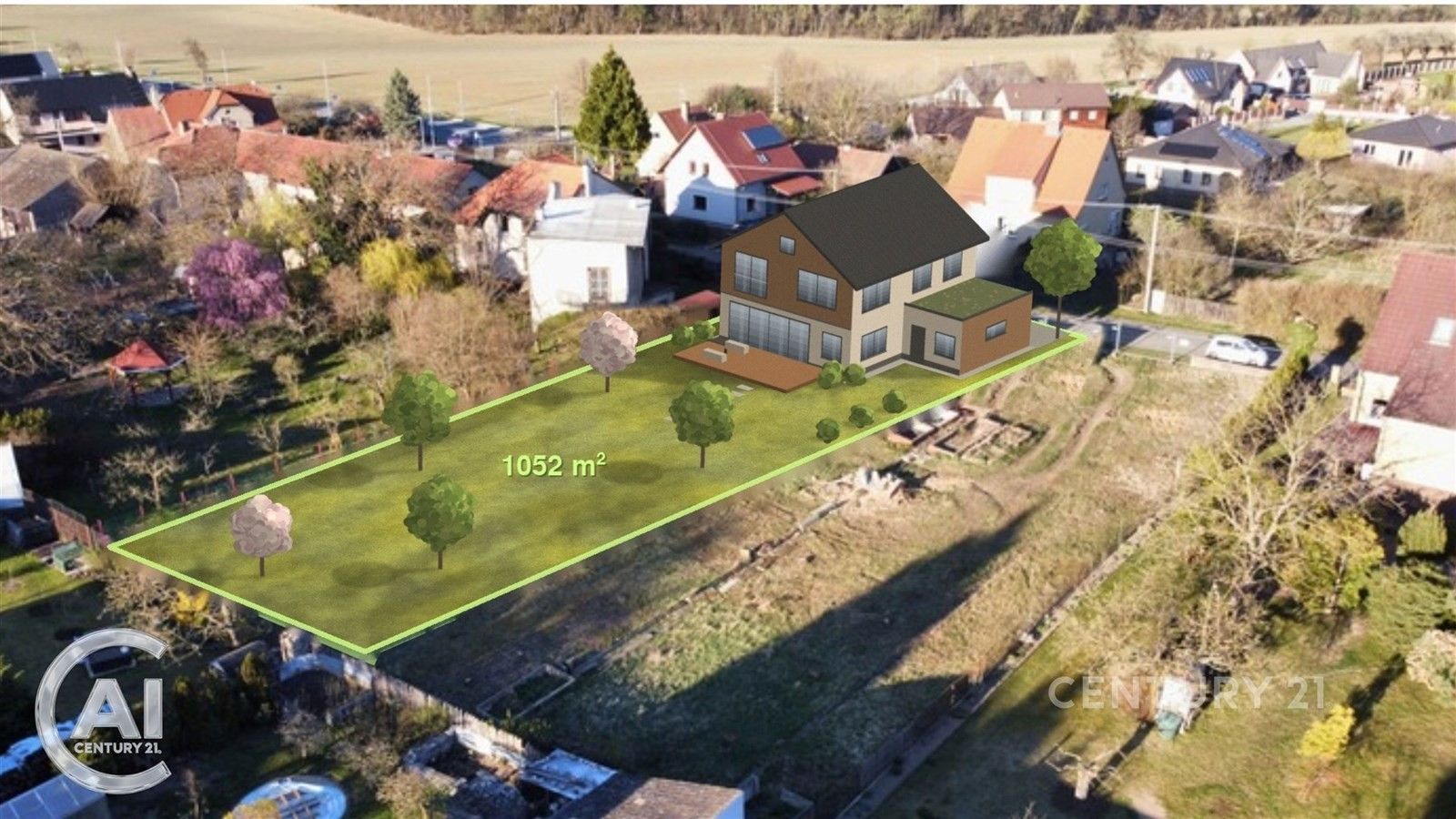 Pozemek pro bydlení, 1 052 m²