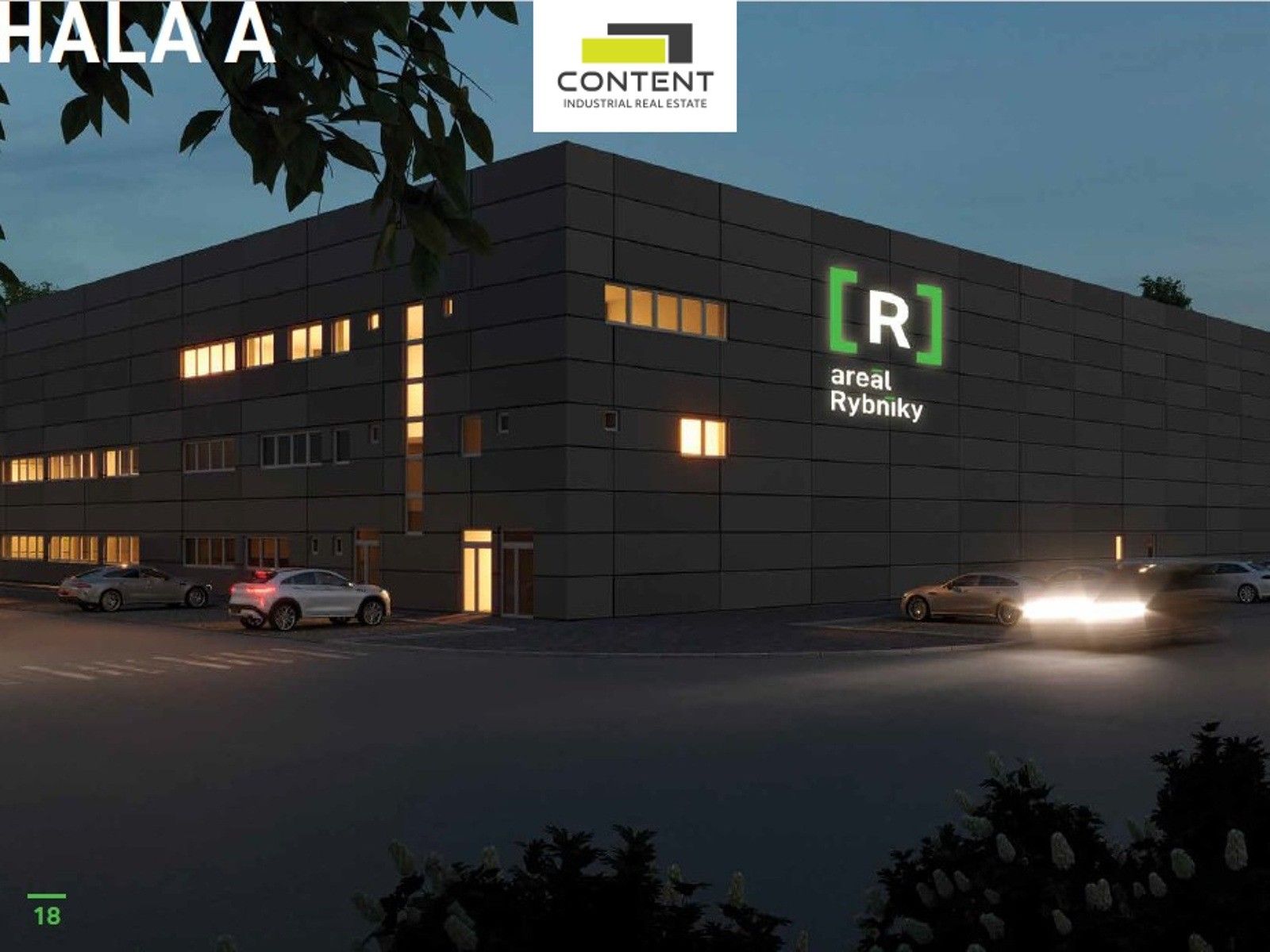 Výrobní prostory, Rybníky V, Zlín, 2 200 m²