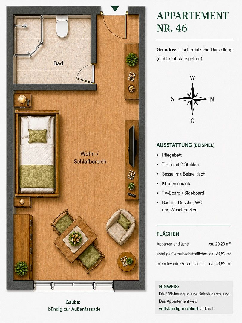 Rodinné domy, Philiaweg 6, , Dolní Sasko, 44 m² - 2