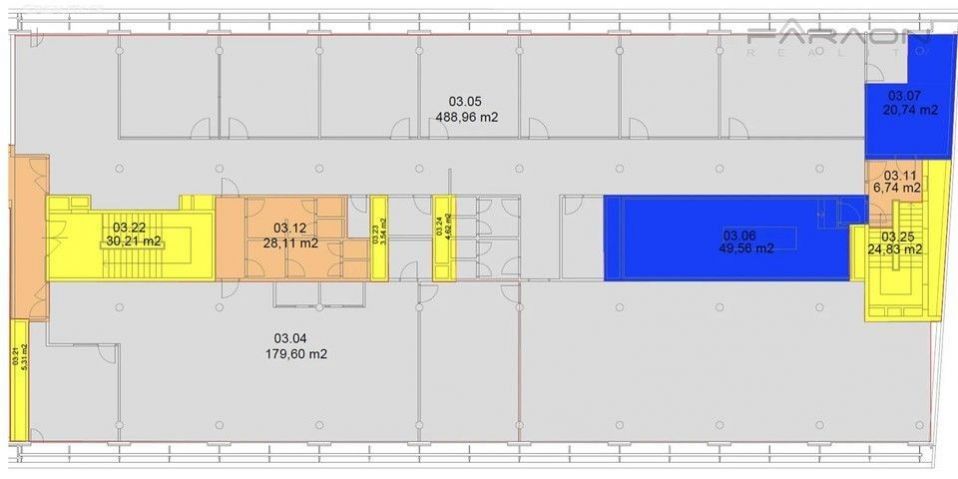 Kanceláře, Křižíkova, Praha, 488 m²