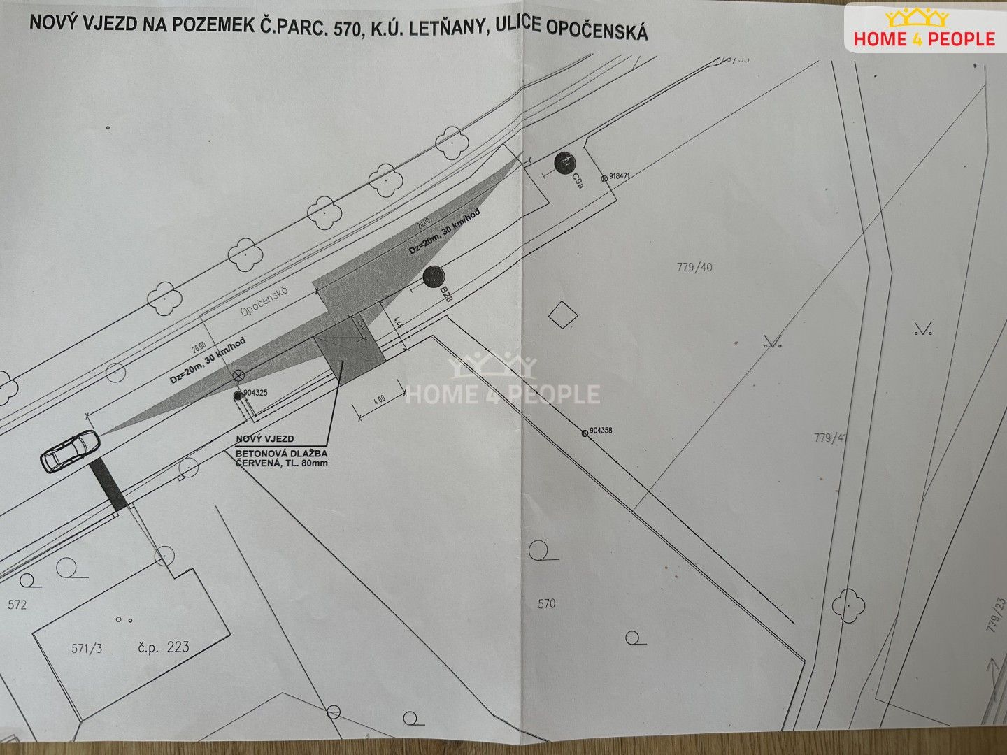 Prodej pozemek pro bydlení - Opočenská, Praha, 777 m²