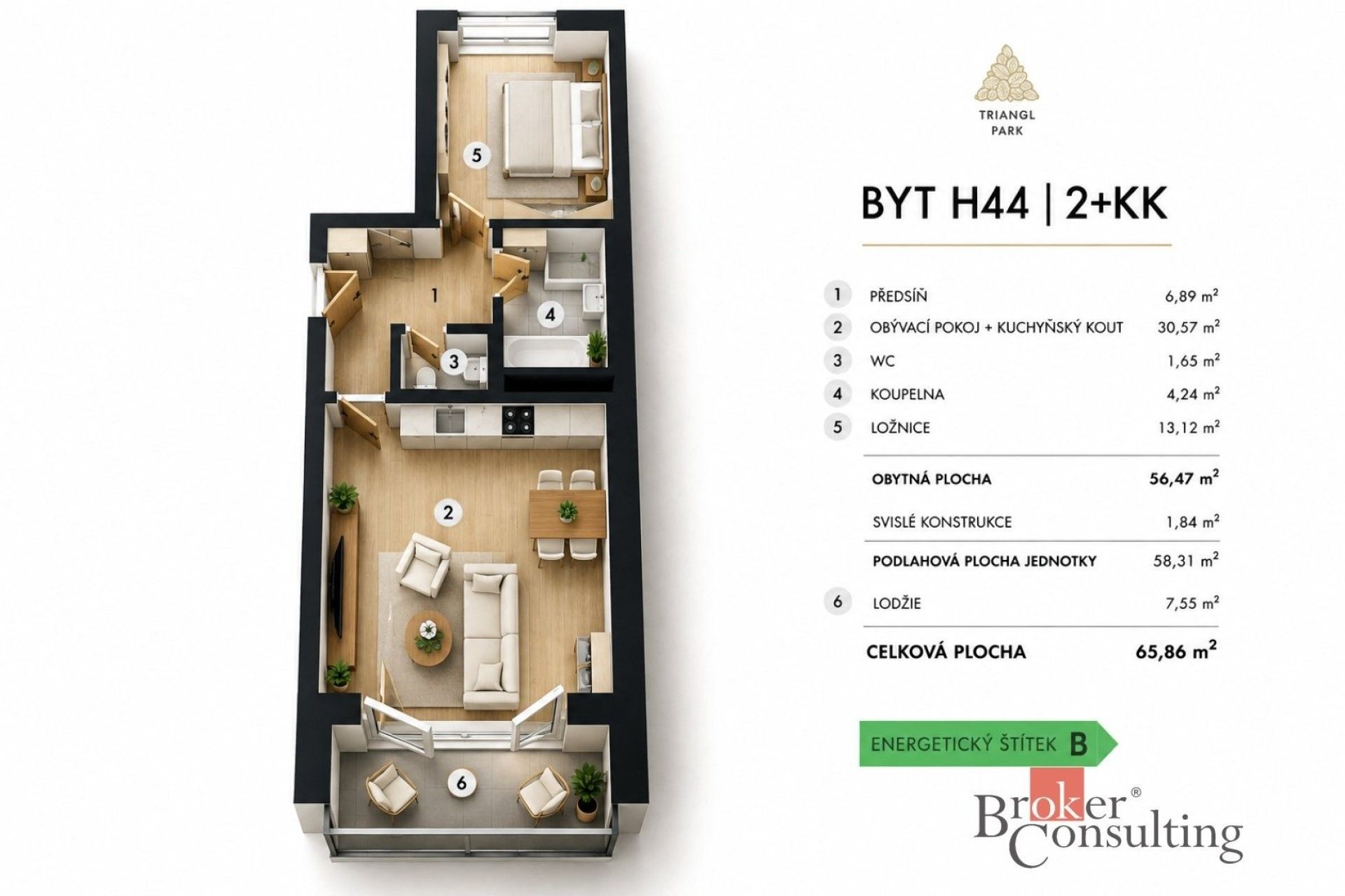 Byt 2+kk · 56 m² · Železná,Plzeň 3,Plzeň - 4