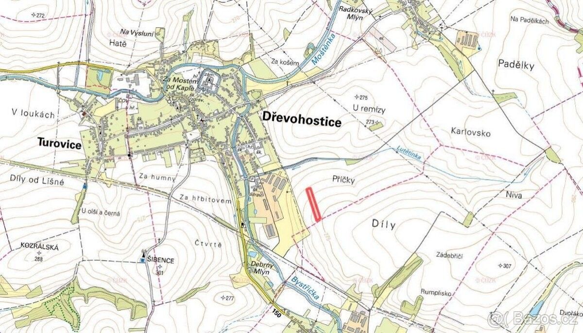 Prodej pozemek pro bydlení - Dřevohostice, 751 14