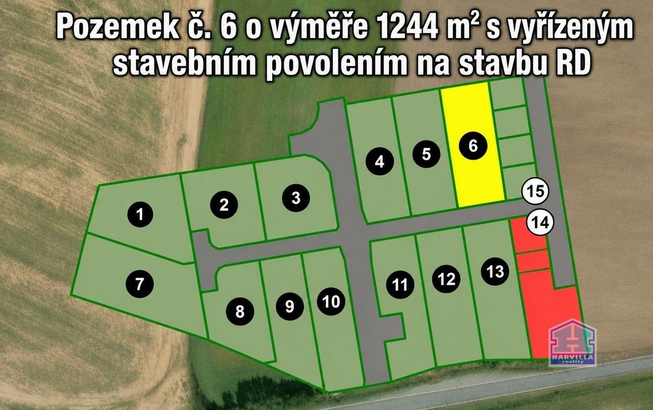 Pozemek pro bydlení, 1 244 m²