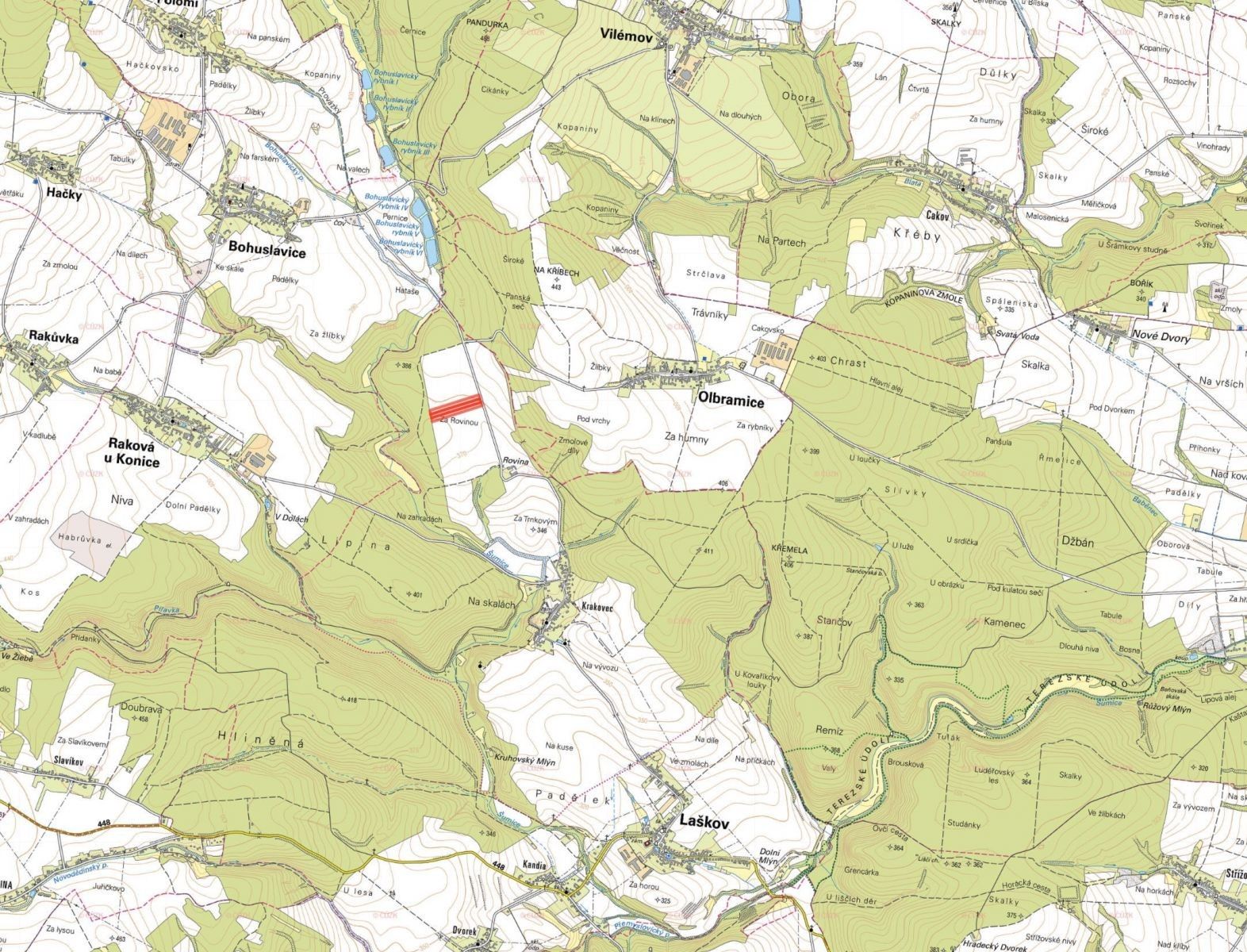 Prodej zemědělský pozemek - Krakovec, Laškov