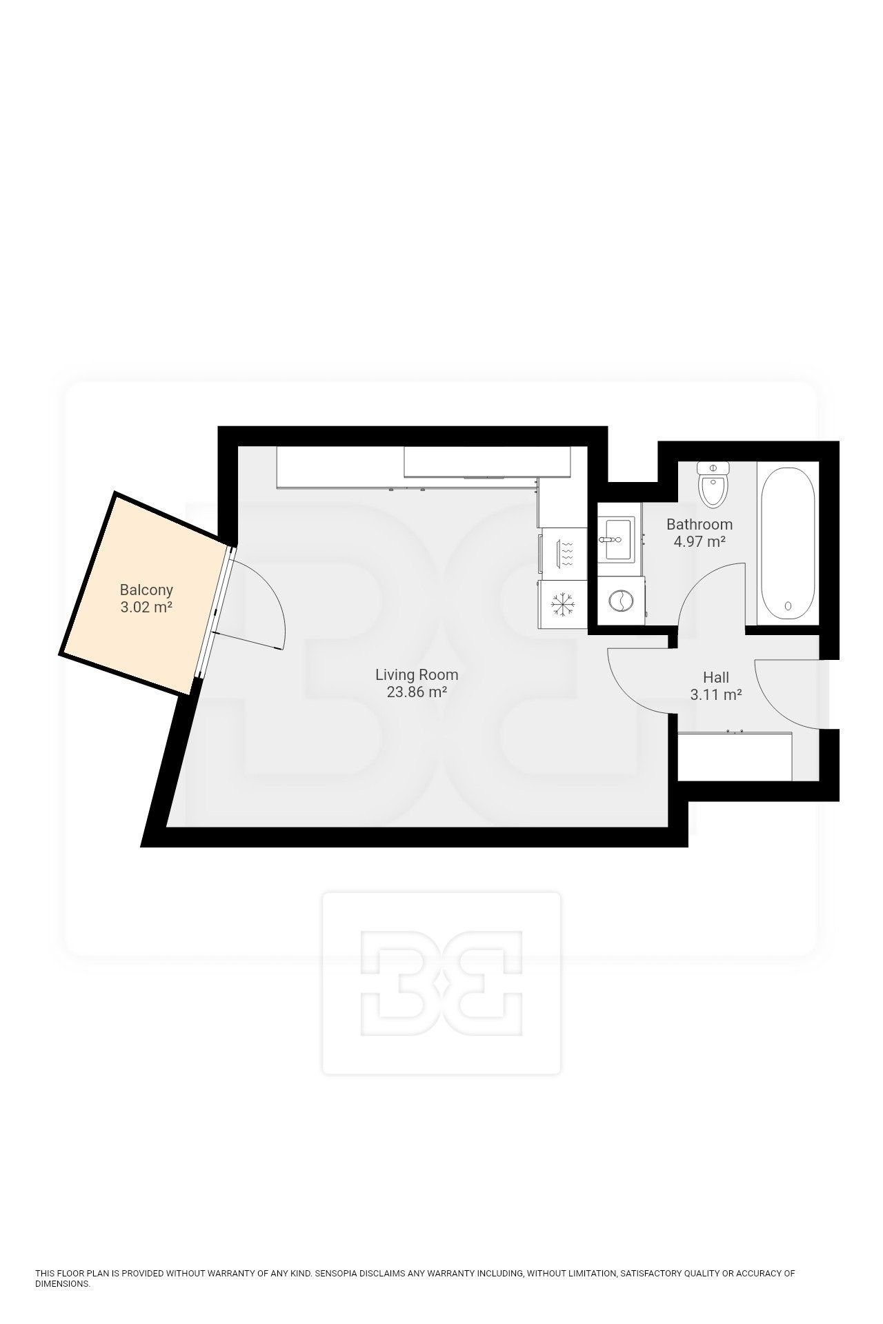 Byt 1+kk · 35 m² · Rižská 1580, Praha Hostivař - 3