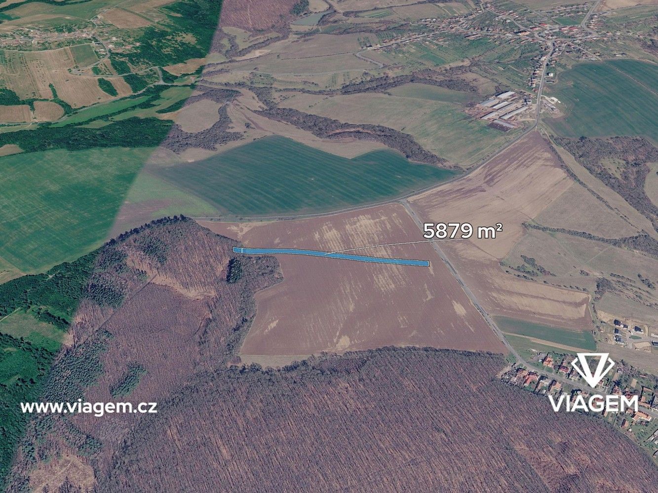 Zemědělské pozemky, Dobrkovice, okres Zlín, Zlínský kraj