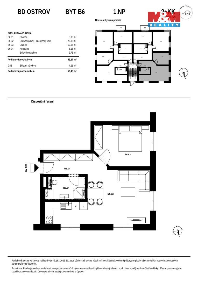 Prodej byt 2+kk - Hlavní třída, Ostrov, 56 m² - 5