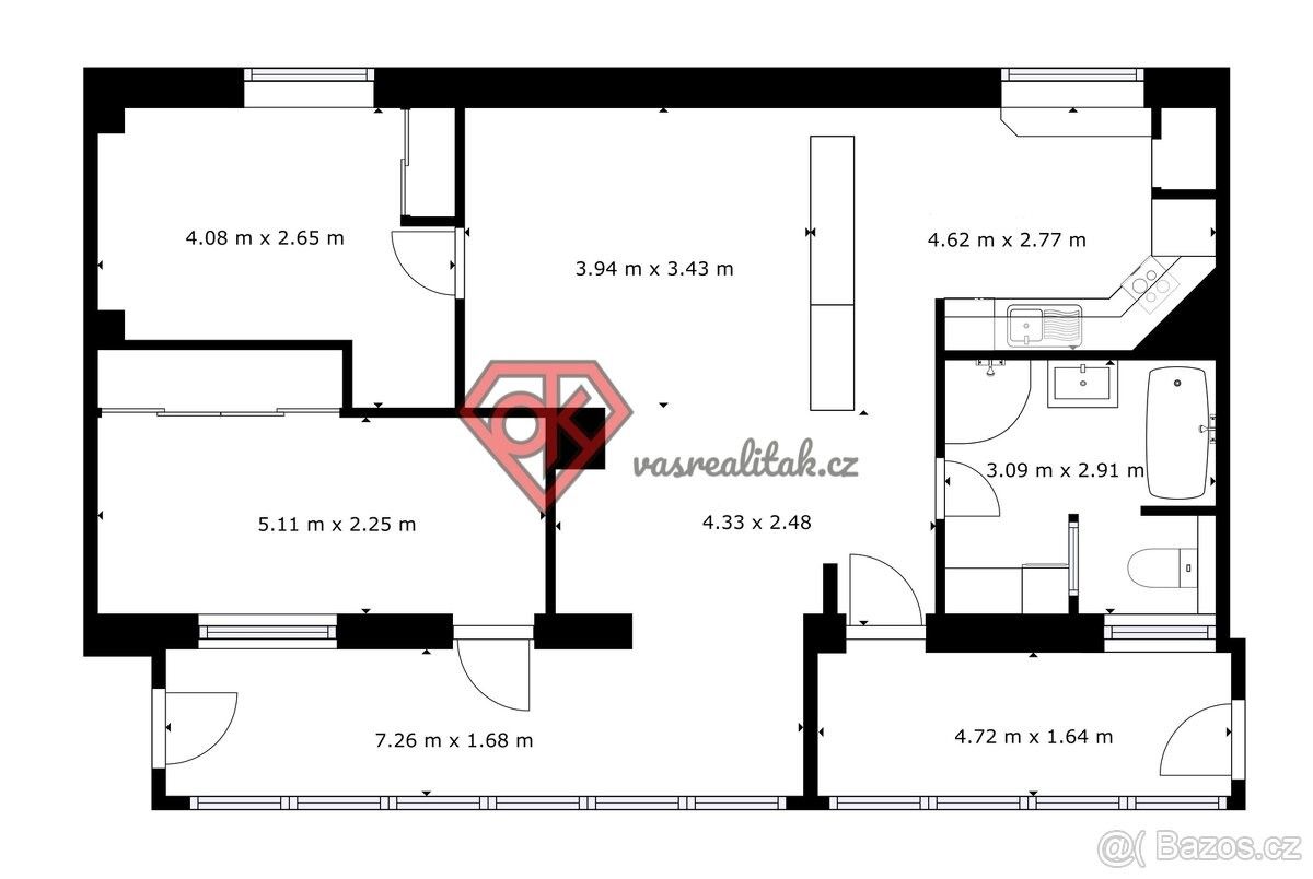 Prodej byt - Městečko Trnávka, 569 41