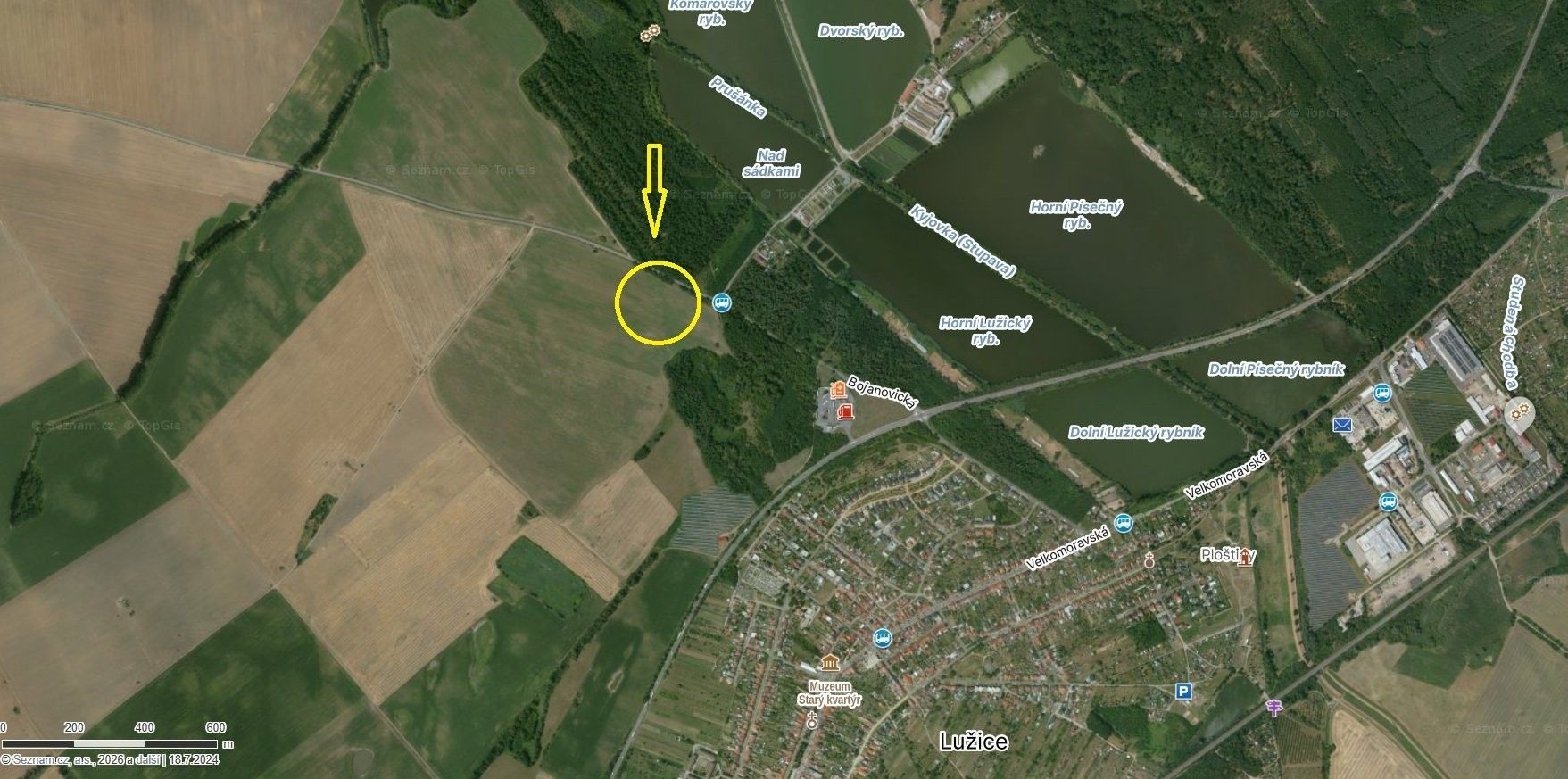 Zemědělské pozemky, Lužice - 1