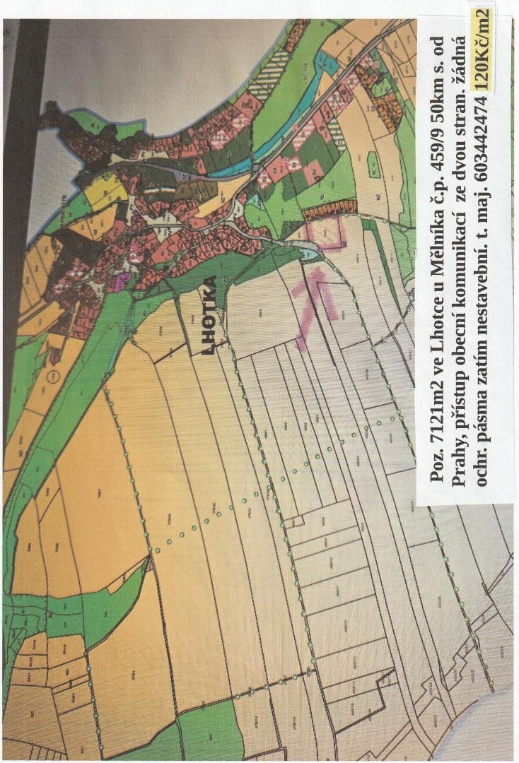 Prodej zemědělský pozemek - Lhotka