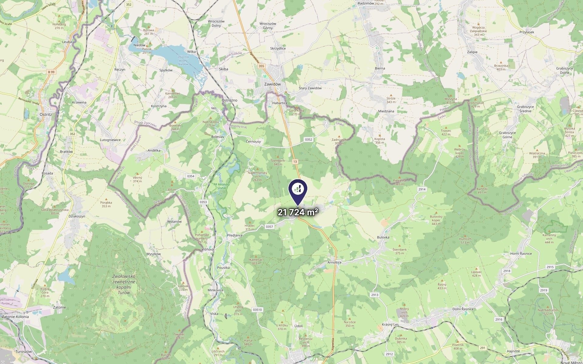 Prodej pozemek pro bydlení - Pertoltice, 21 724 m² - 5
