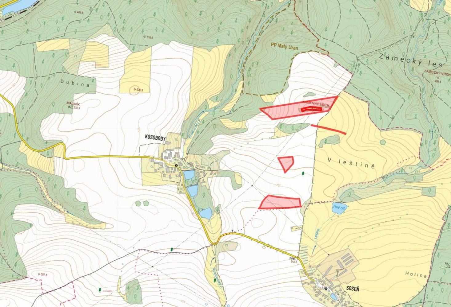 Zemědělské pozemky, Jesenice - Kosobody, okres Rakovník - 2