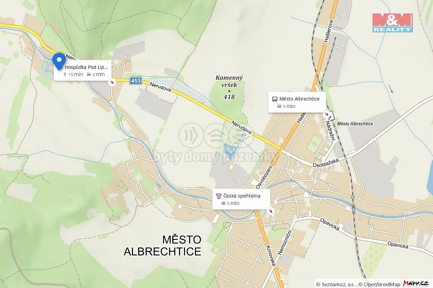 Pronájem pozemek - Město Albrechtice, okres Bruntál, Moravskoslezský kraj - 5