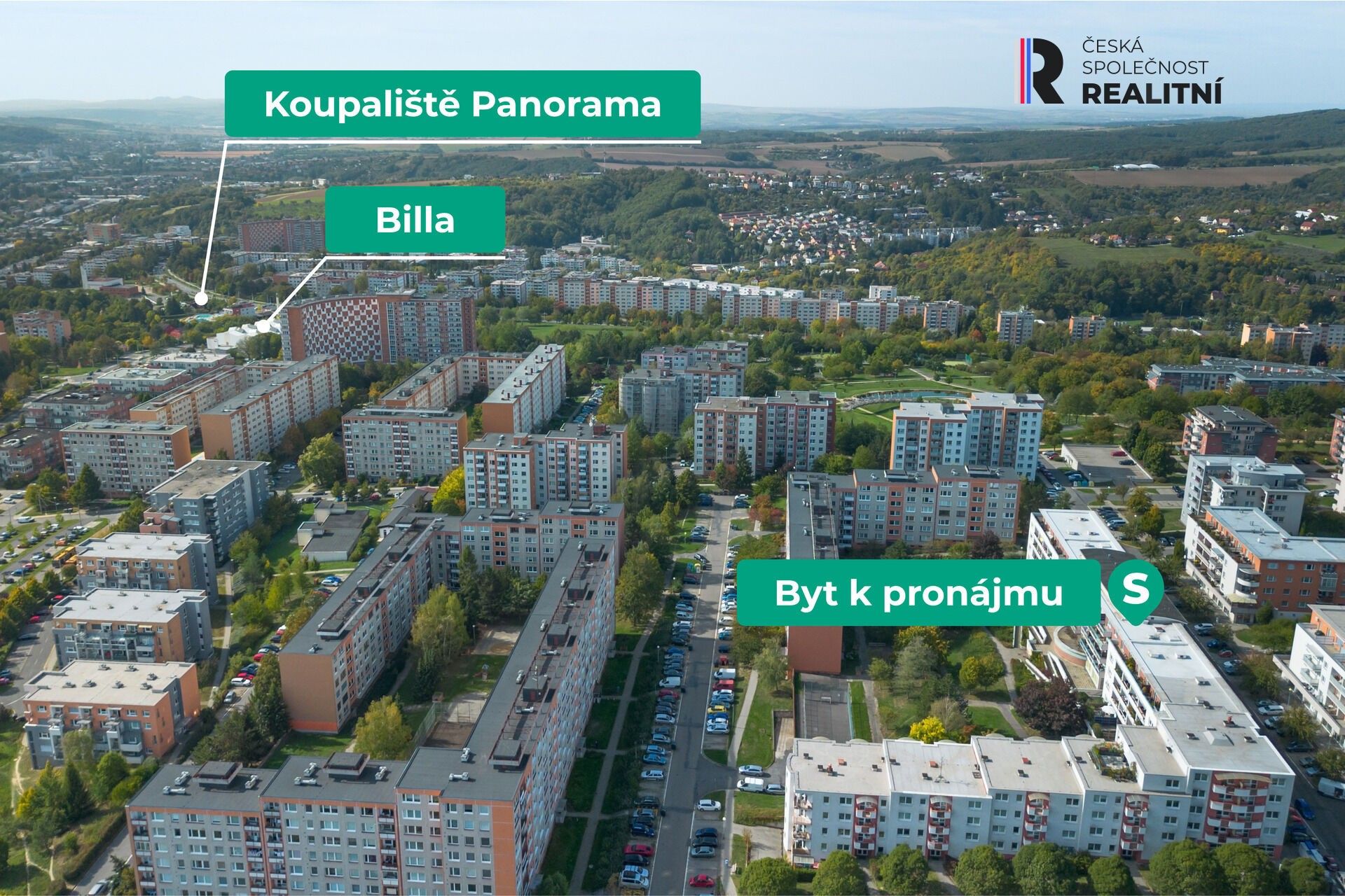 Pronájem byt 1+kk - Podlesí IV, Zlín, 34 m² - 5