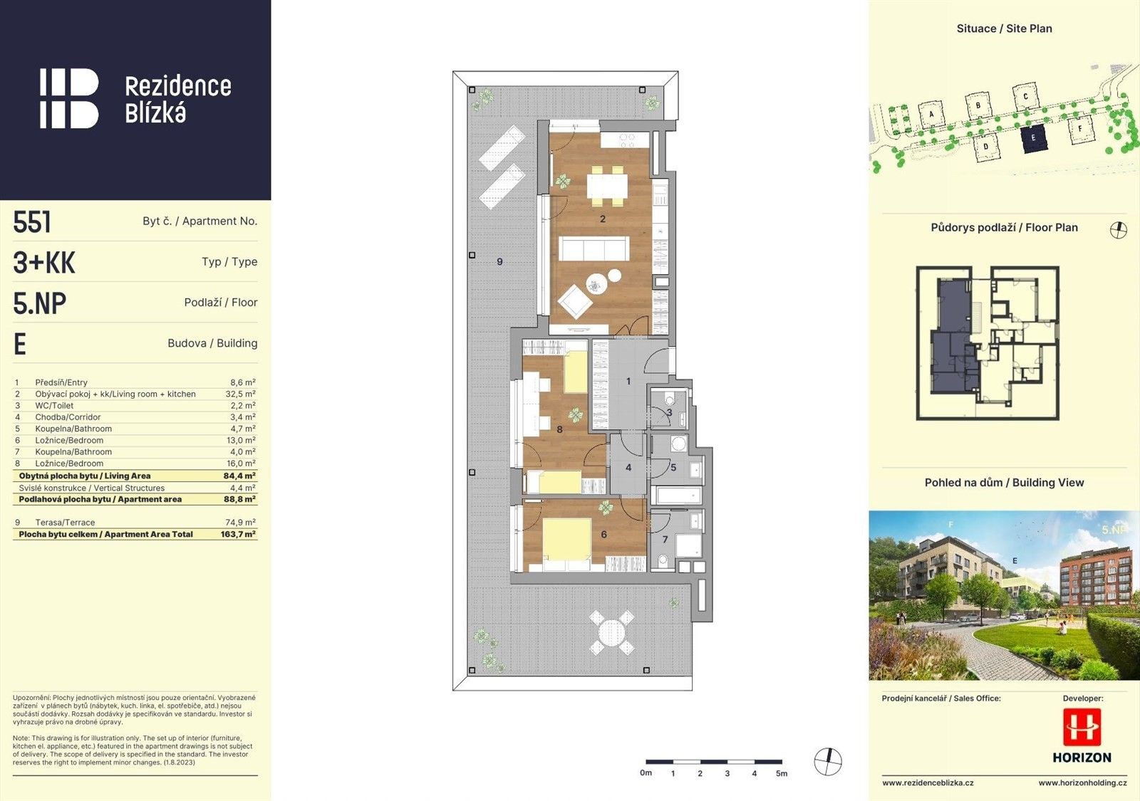 3+kk, Švarcova , Praha, 84 m² - 2
