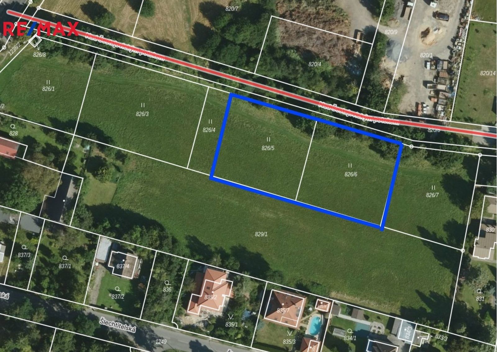 Pozemky pro bydlení, Nad Šestajovickým potokem, Praha, 2 m²