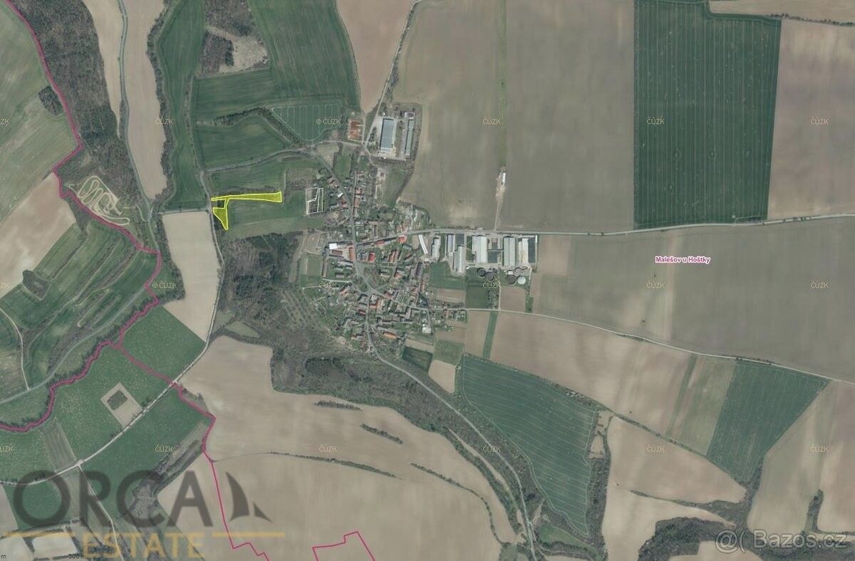 Prodej pozemek pro bydlení - Hoštka u Roudnice nad Labem, 411 72