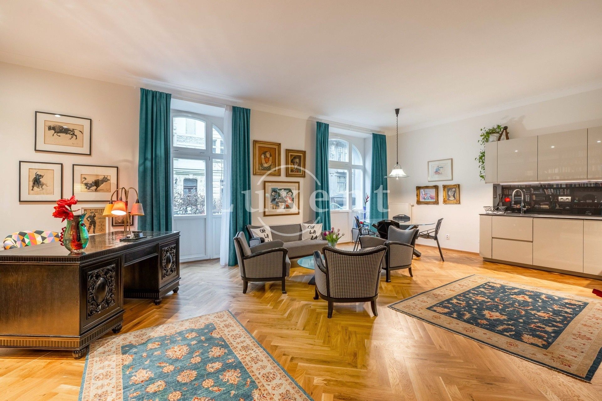 3+kk, Šmeralova, Praha, 111 m²