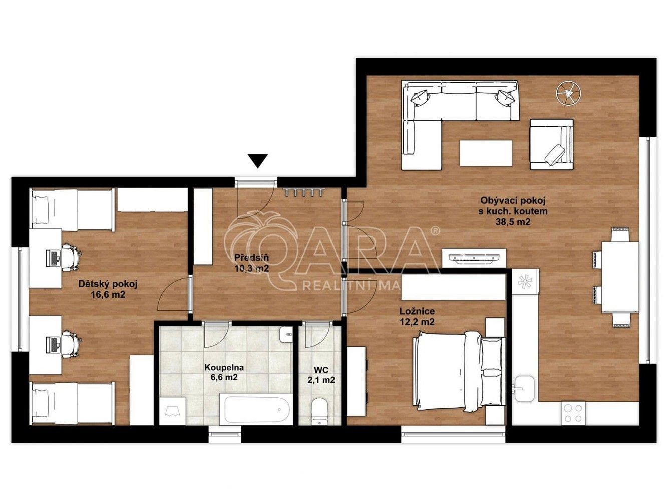 3+kk, K Podjezdu, Říčany - Radošovice, okres Praha-východ, 86 m² - 1