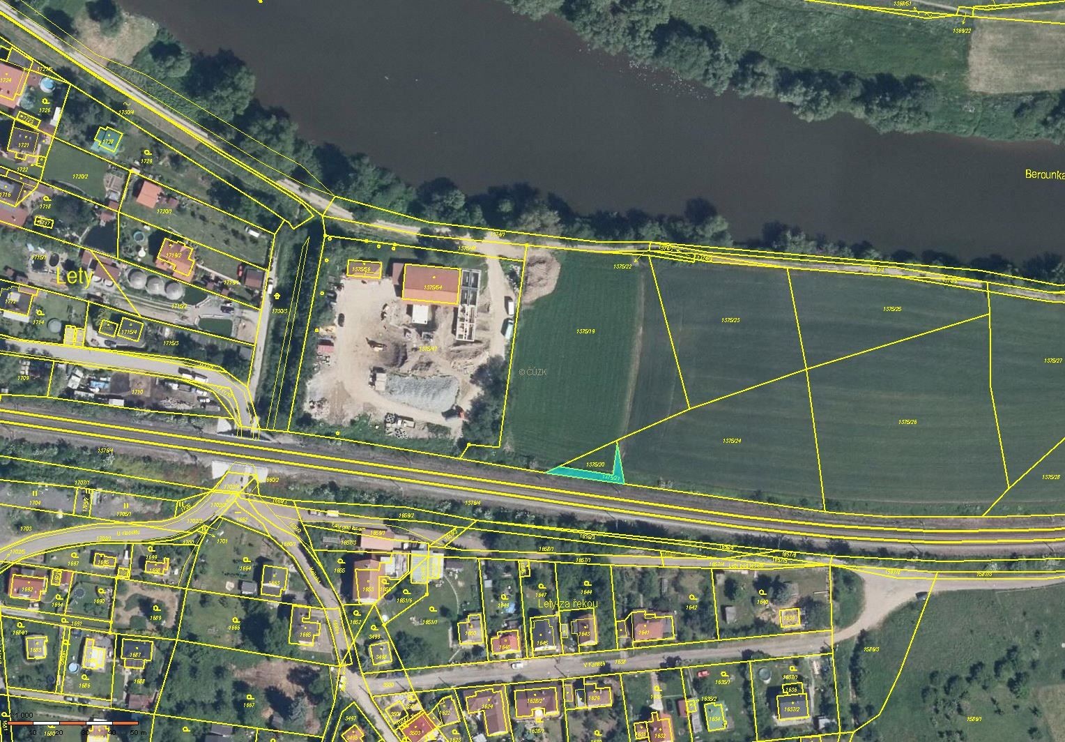 Zemědělský pozemek · 500 m² · Lety pod lesem, Lety - 4