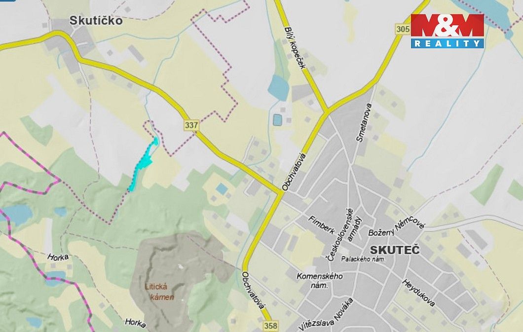 Prodej louka - Skuteč, okres Chrudim, Pardubický kraj - 5