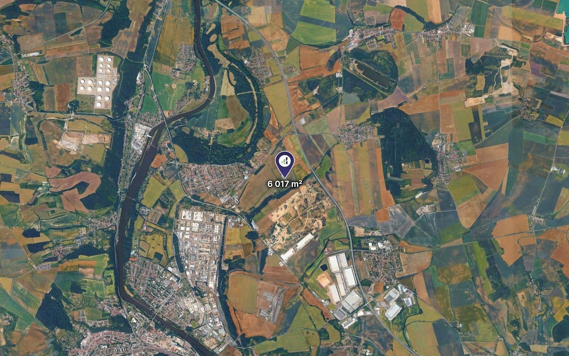 Prodej zemědělský pozemek - Veltrusy, 1 504 m² - 2