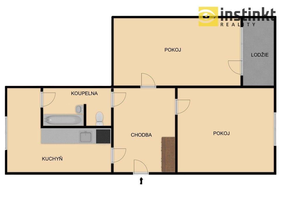 Pronájem byt 2+1 - Luďka Pika, Plzeň, 60 m²