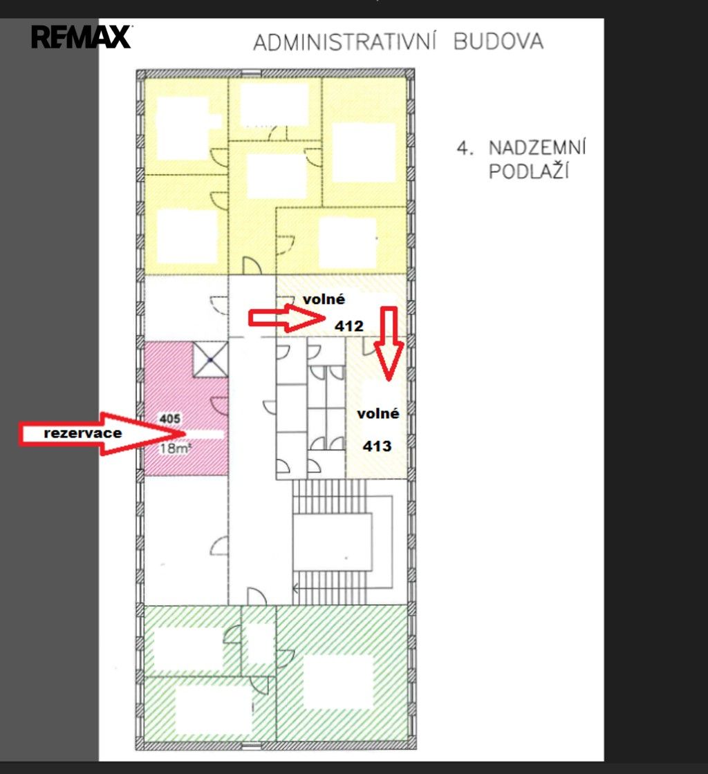 Kanceláře, Bratří Štefanů 1057, Hradec Králové Slezské Předměstí, 36 m² - 2