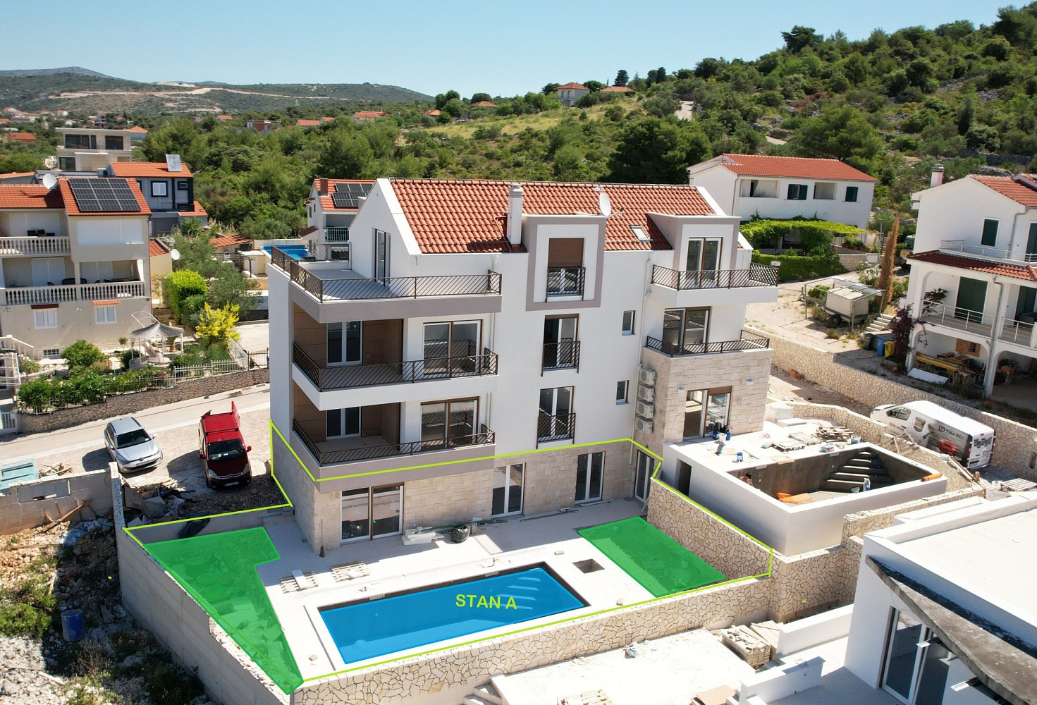 4+kk, Ražanj, Sibensko-kninska zupanija, Chorvatsko, 95 m² - 1