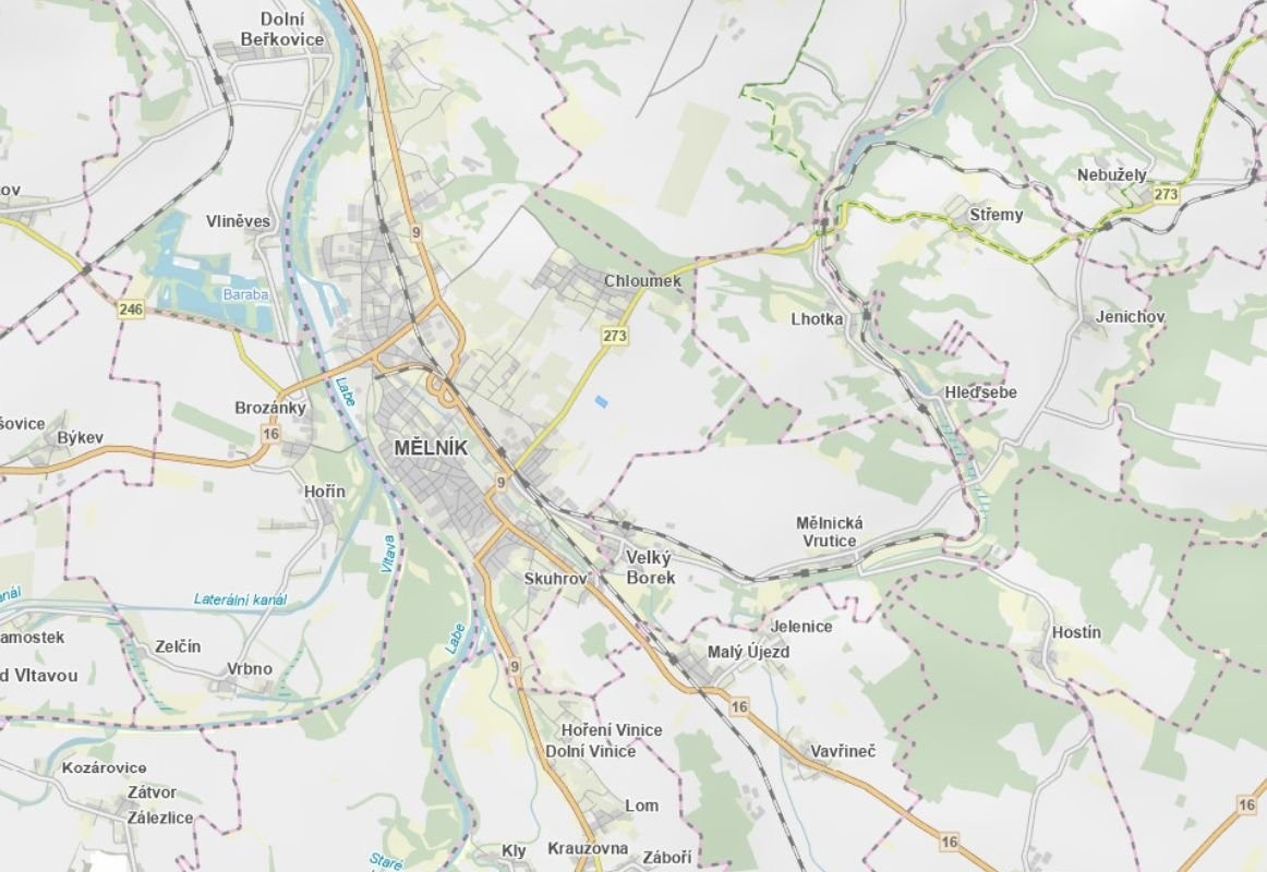Zemědělský pozemek · 1 677 m² · Mělník - 3