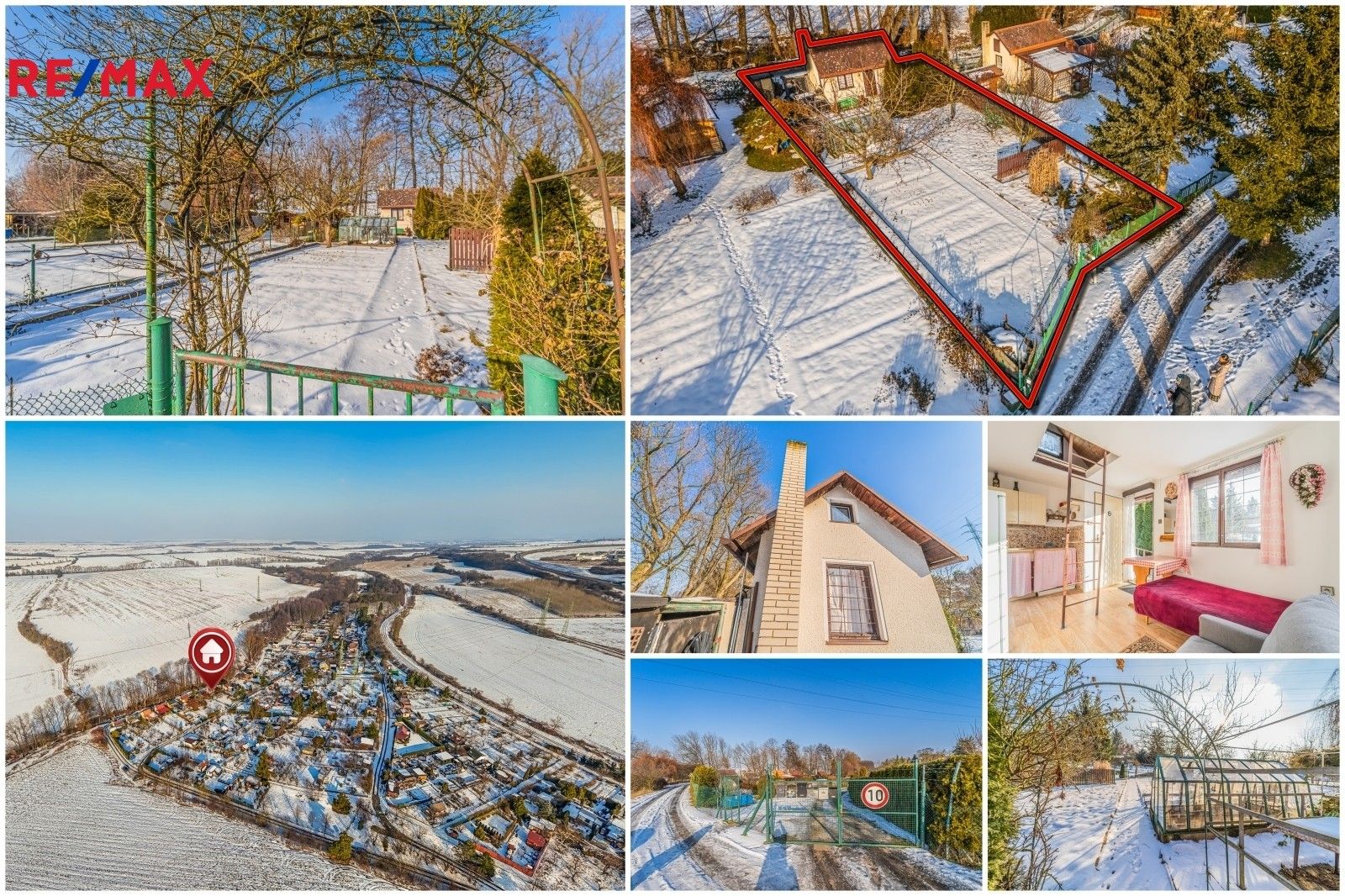 Chaty, Slaný, 16 m²