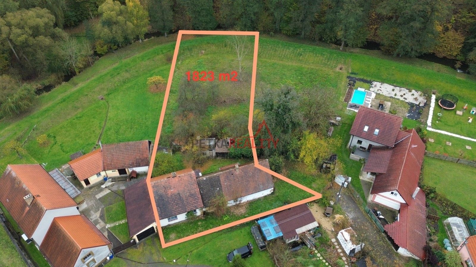 Pozemky pro bydlení, Potoční, Tábor, 1 823 m²