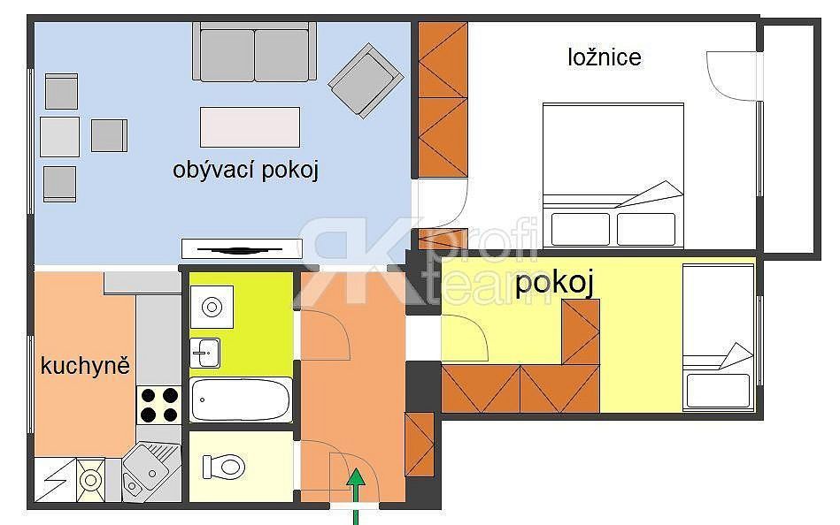 Byt 3+kk · 68 m² · Kosmická, Ostrava - Poruba - 4