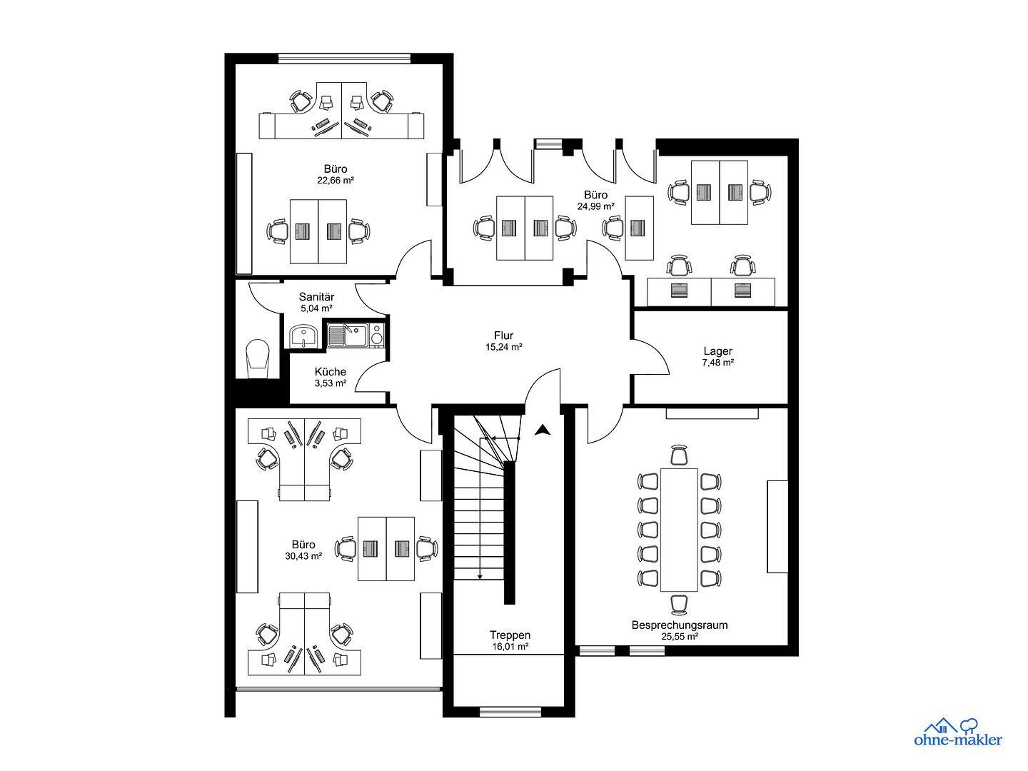 Kanceláře, Detmolder Str. 596 Bielefeld Bielefeld Nordrhein-Westfalen 33699, 140 m²