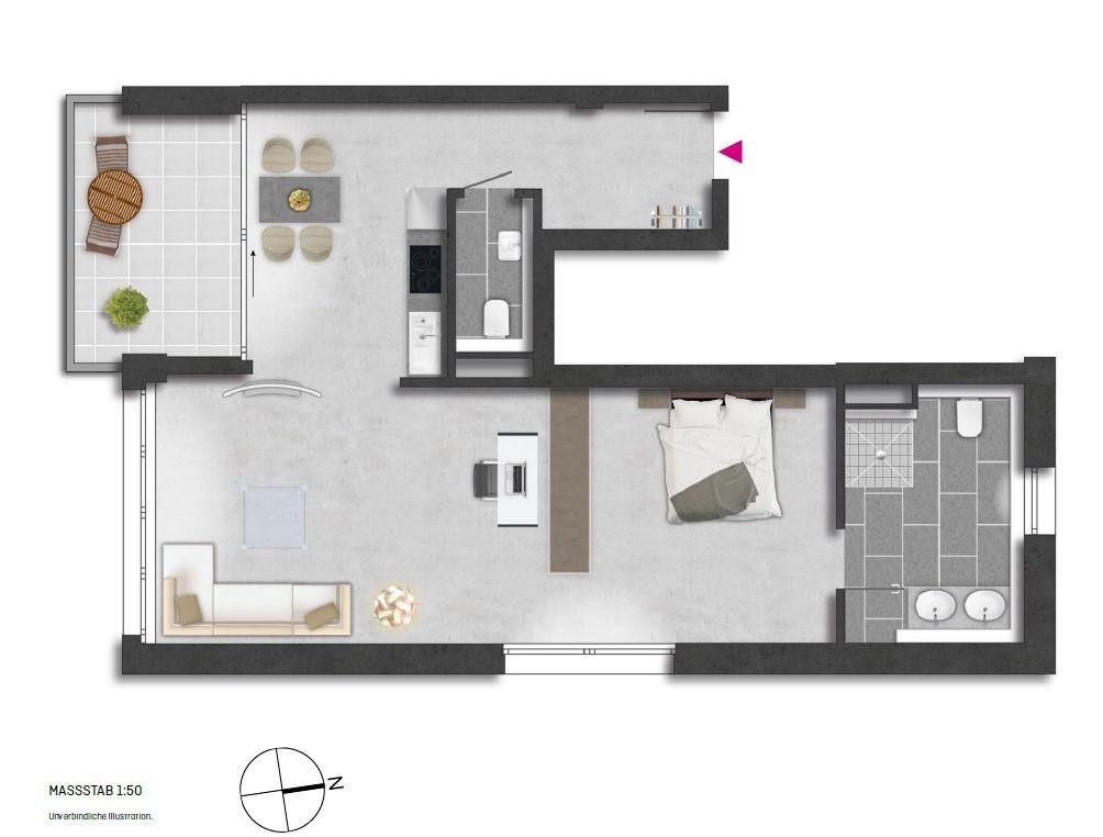 Byt 1+kk · 73 m² · Räpplenstraße 3 Stuttgart Nord Baden-Württemberg 70191 - 3