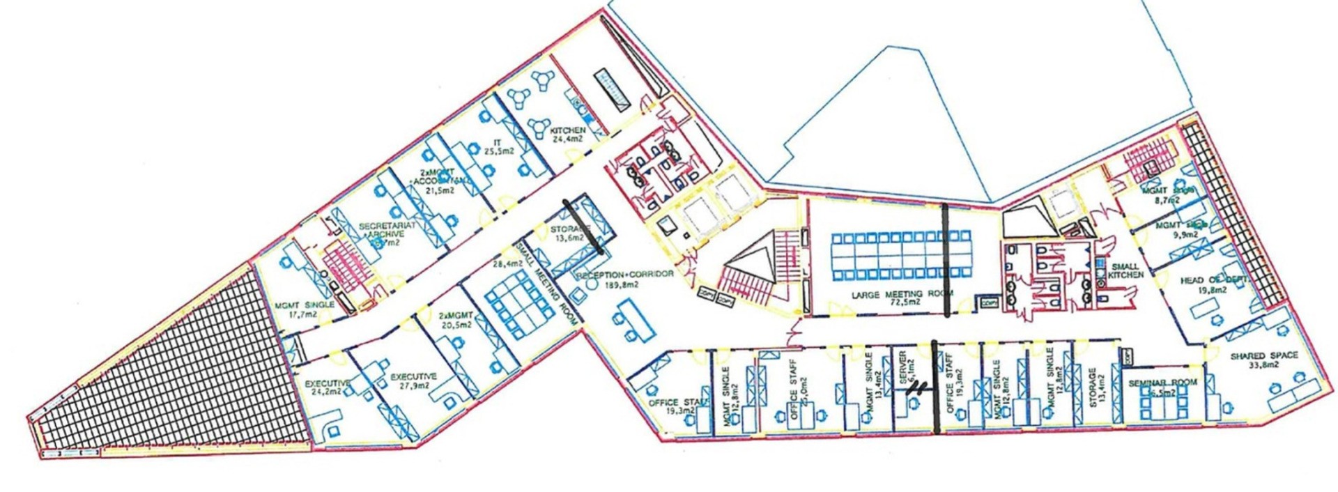 Kancelář · 450 m² · Škrétova, Praha - 3