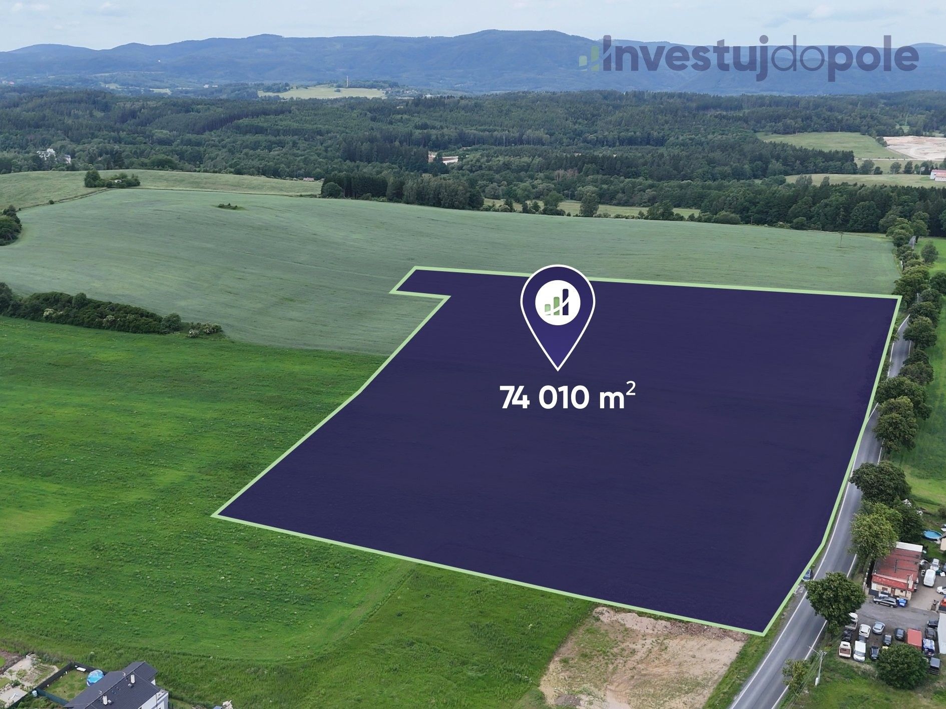 Zemědělské pozemky, Otovice, 74 010 m² - 2