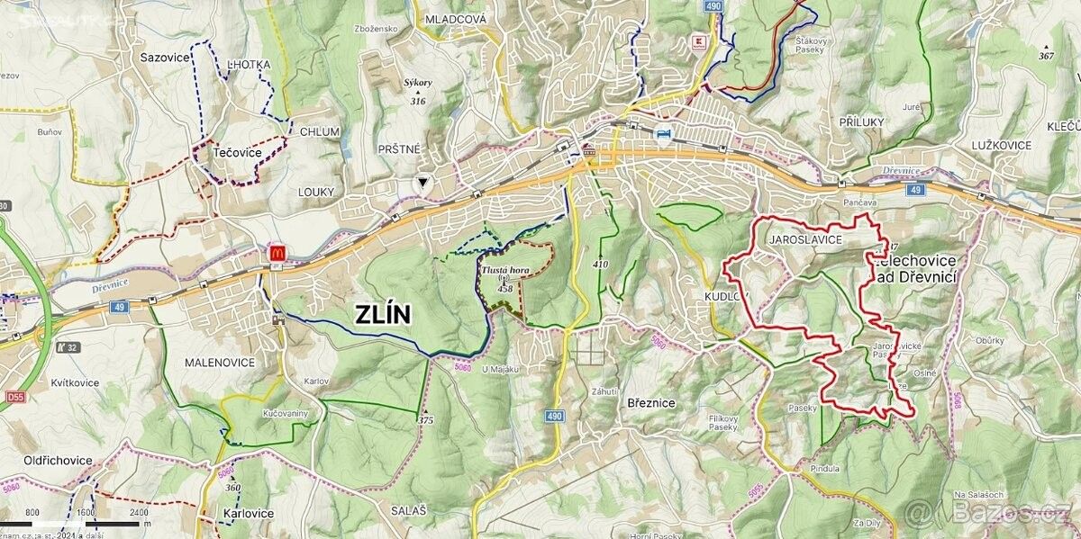 Prodej pozemek pro bydlení - Zlín, 760 01