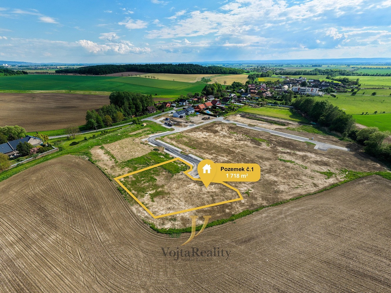 Pozemky pro bydlení, Komárov, okres Olomouc - 2