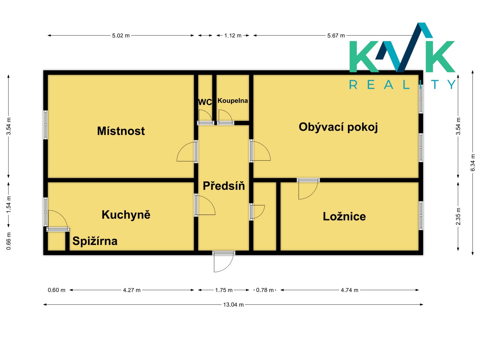 Prodej byt 3+1 - I. P. Pavlova 450, Karlovy Vary, 83 m² - 5