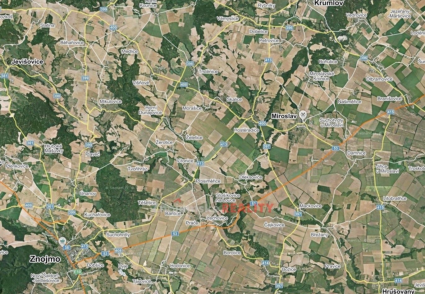 Ostatní, Mikulovice, 2 m²