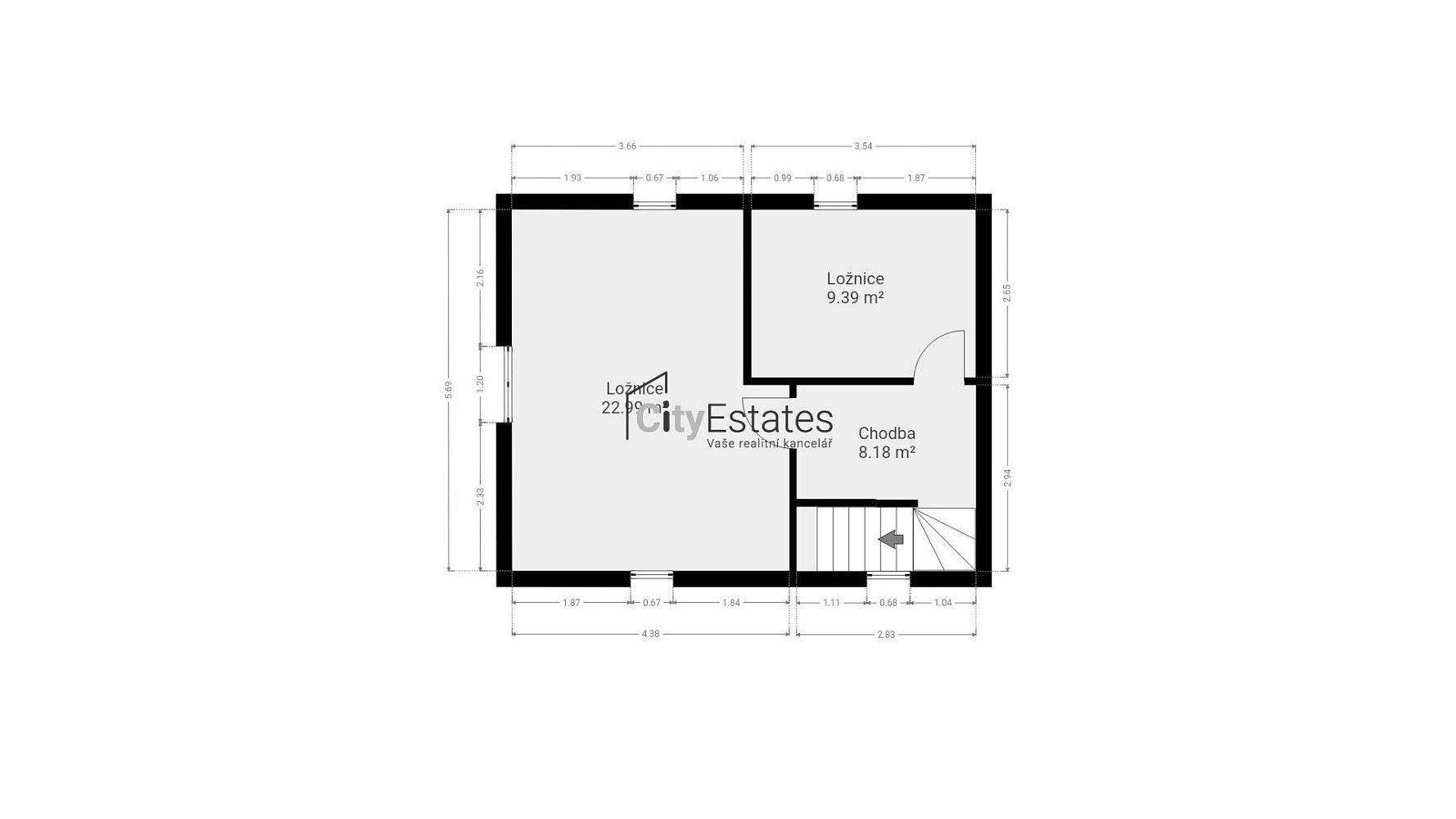 Prodej rodinný dům - Horní Bečva, okres Vsetín, 86 m² - 5