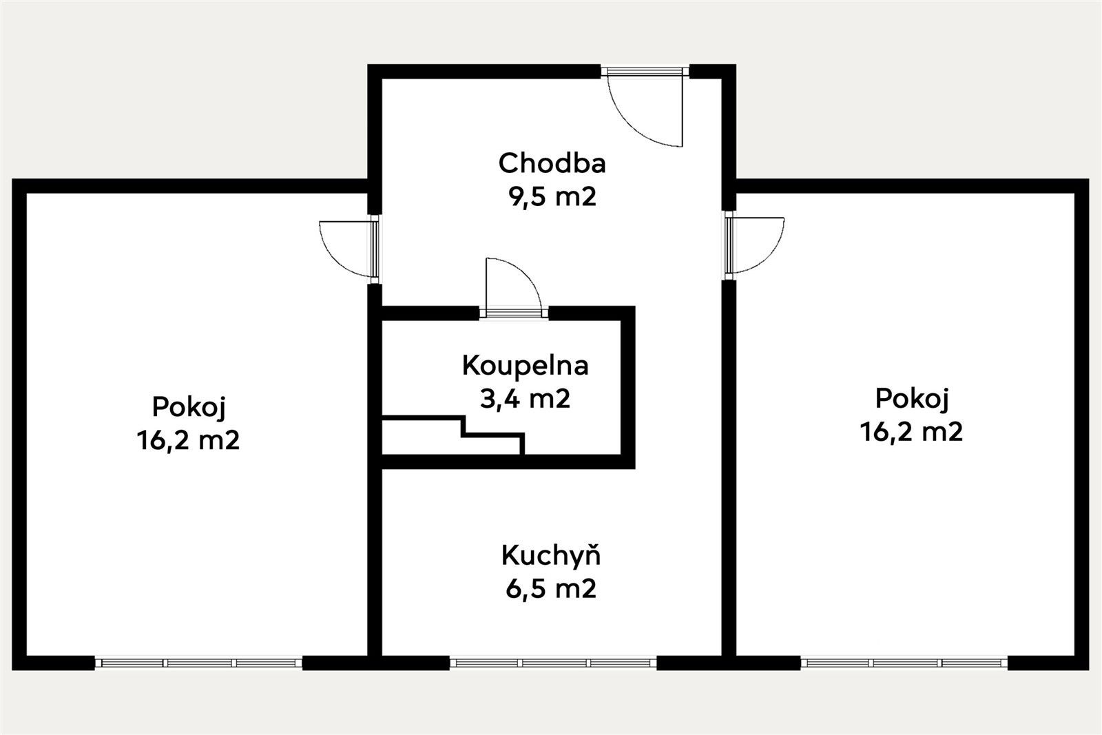 Pronájem byt 2+1 - Na Podlesí, Kadaň, 55 m²