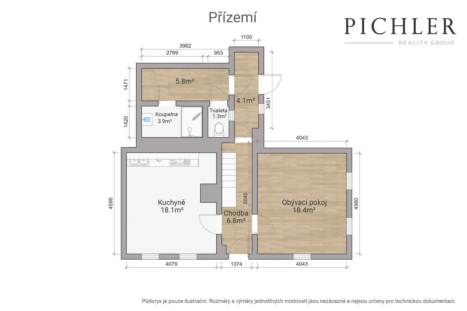 Prodej rodinný dům - Soutice, okres Benešov, 80 m² - 5