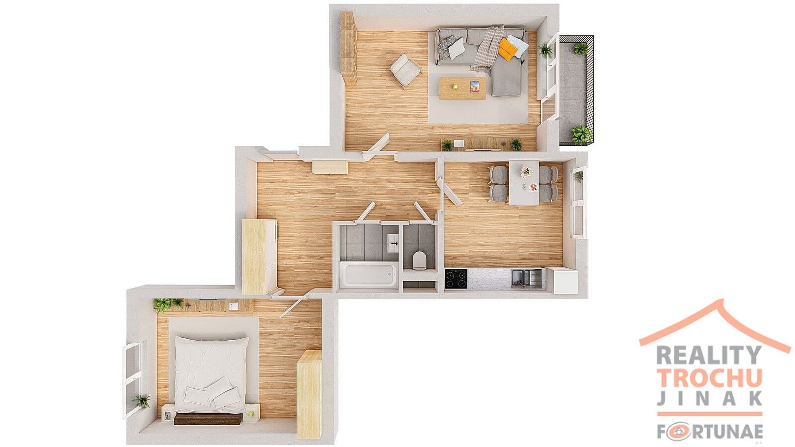 2+1, Hradec Králové - Moravské Předměstí, Královéhradecký kraj, 62 m² - 2